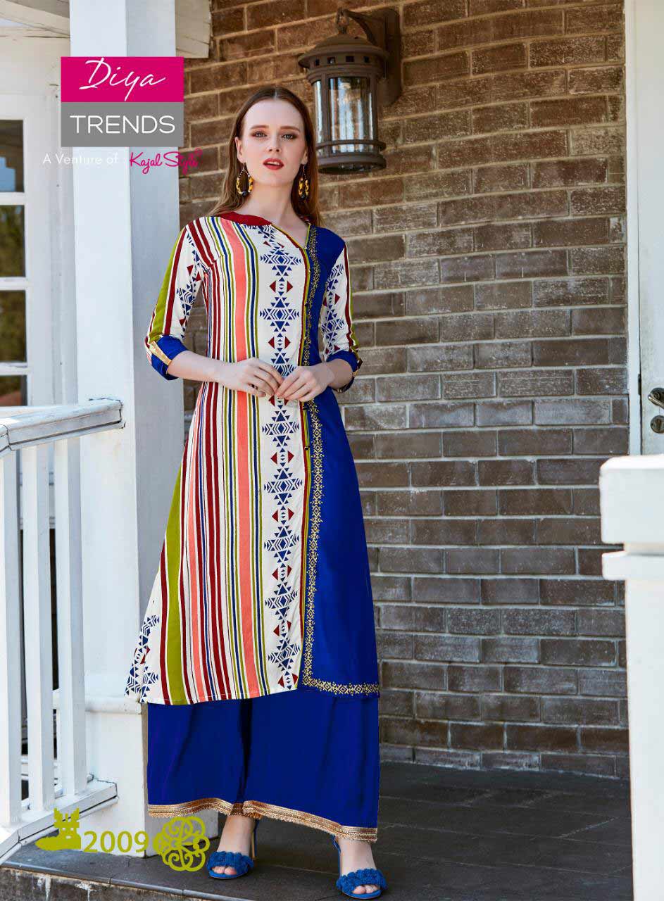 Purple City Vol-2 Diya Trends Pigment Print Kurti Supplier Purple City Vol-2 Diya Trends Pigment Print Kurti Supplier